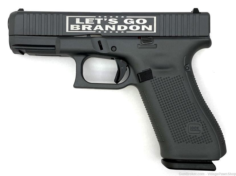 Glock Model 45 Let's Go Brandon 9mm 4.02" 17rd x3 PA4555S204LGB 28017-img-0