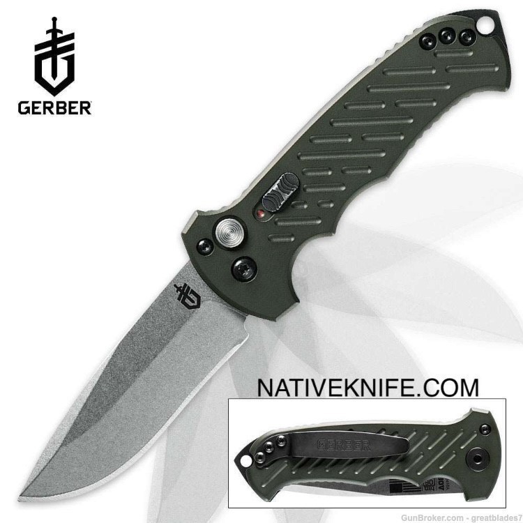 Gerber 10th Anniversary 06 Automatic Opening Pocket Knife FREE SHIPPING!-img-0