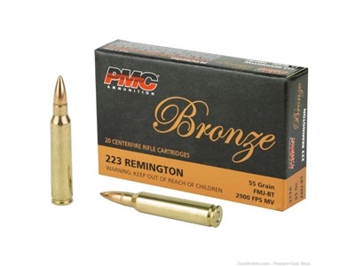 PMC Ammunition 223 Remington 55gr FMJ 1000 Round Case