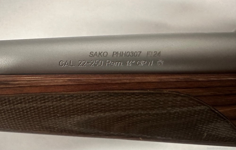 Sako 90/S .22-250 23.7" Threaded Barrel Lam Stock -img-2