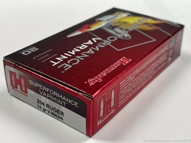 Hornady 204 Ruger "32 GRAIN" V-MAX 10 Boxes 200 Round Case New!-img-3