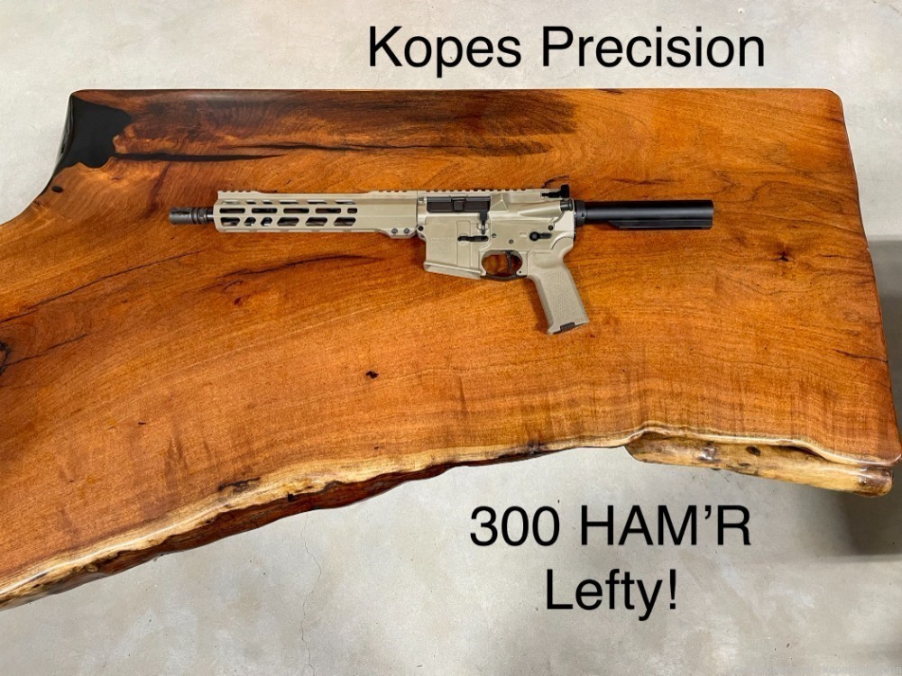 Spring Sale! Kopes Precision 300 HAMR Pistol, FDE, Lefty, Left Handed-img-0