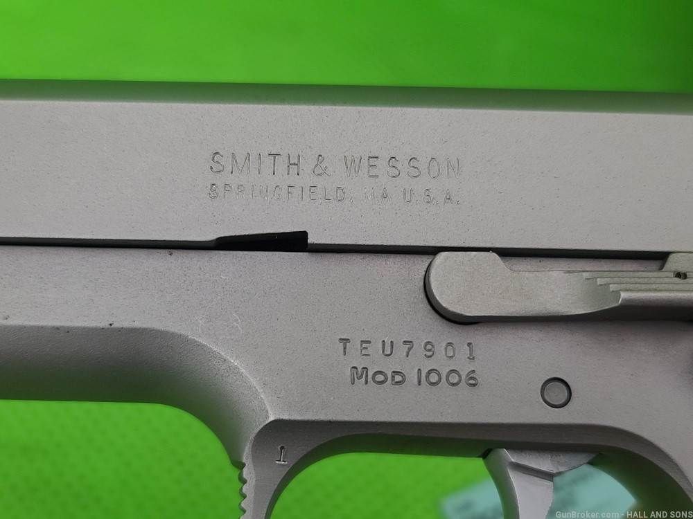 RARE Smith & Wesson 1006 * 10MM * STAINLESS TDA BORN 1990 DISCONTINUED-img-29