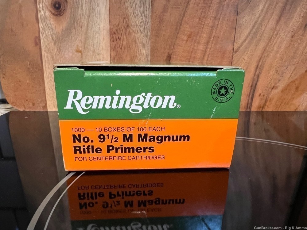 Remington no. 9.5M Magnum Rifle Primers Mag Large Rifle No CC Fees -img-0