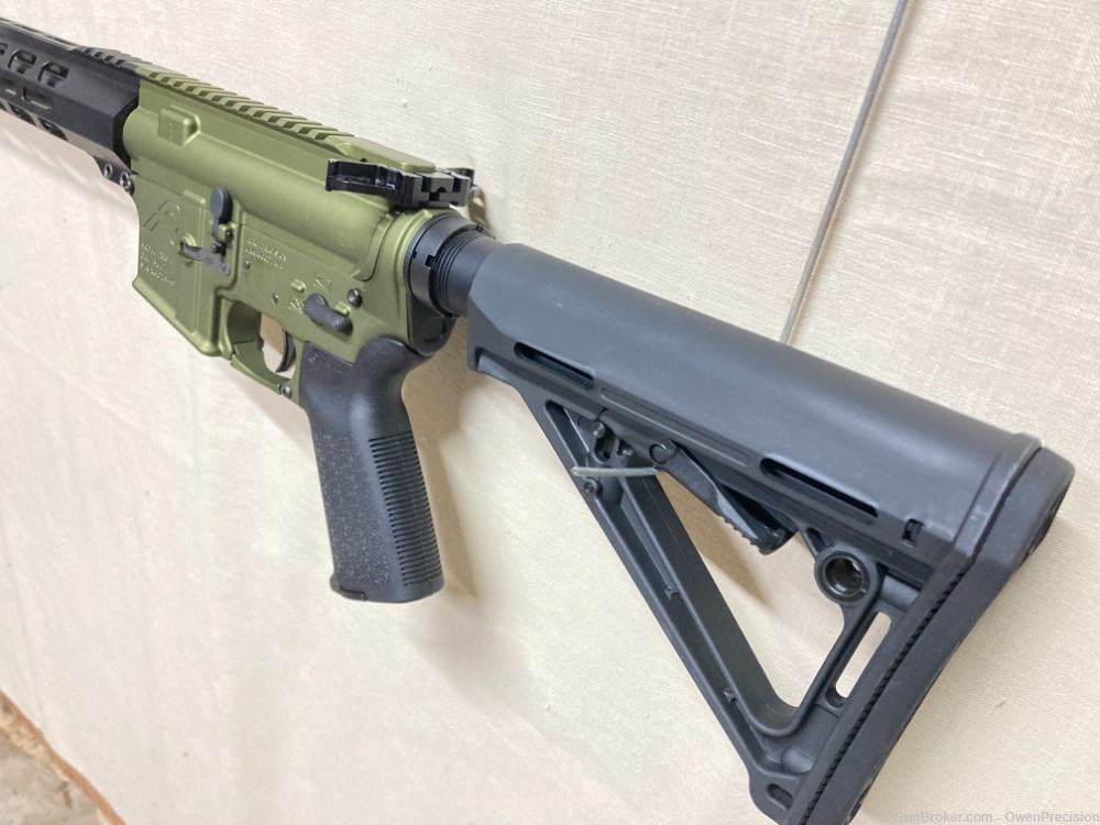 AR-15 Custom Aero Precision X15 OD Green 5.56/.223 MLOK 16" trigger job-img-5