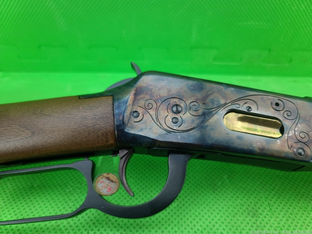 Winchester 94 * ANTIQUE CARBINE * 30-30 ENGRAVED RECEIVER BORN 1975 -img-12