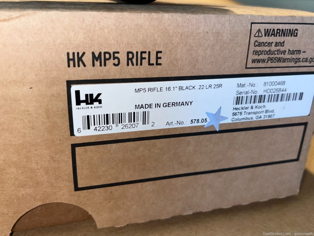Heckler & Koch H&K MP5-22 LR HK 22lr 16" 81000468 LAYAWAY BRAND NEW-img-20