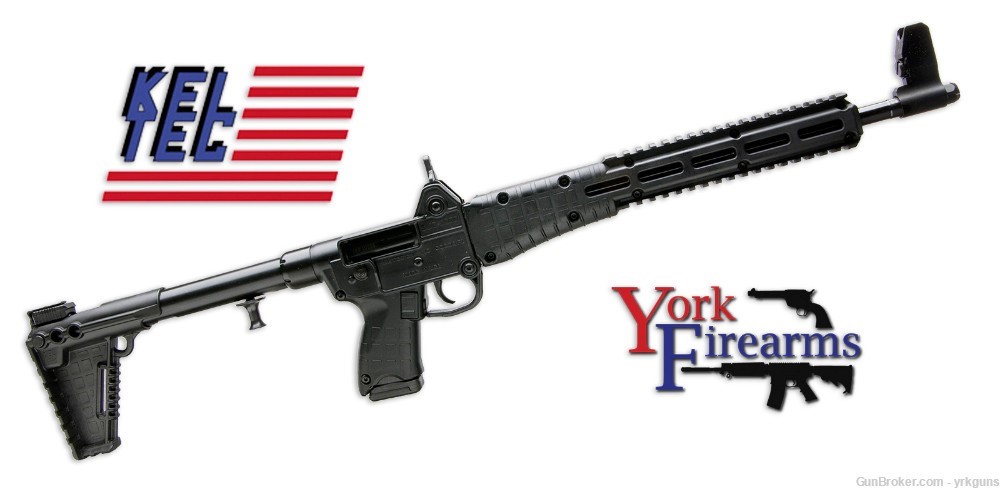 Kel-Tec SUB2000 G2 9mm Black Glock 19 Mag 15R Rifle New SUB2K9GLK19 REBATE-img-0