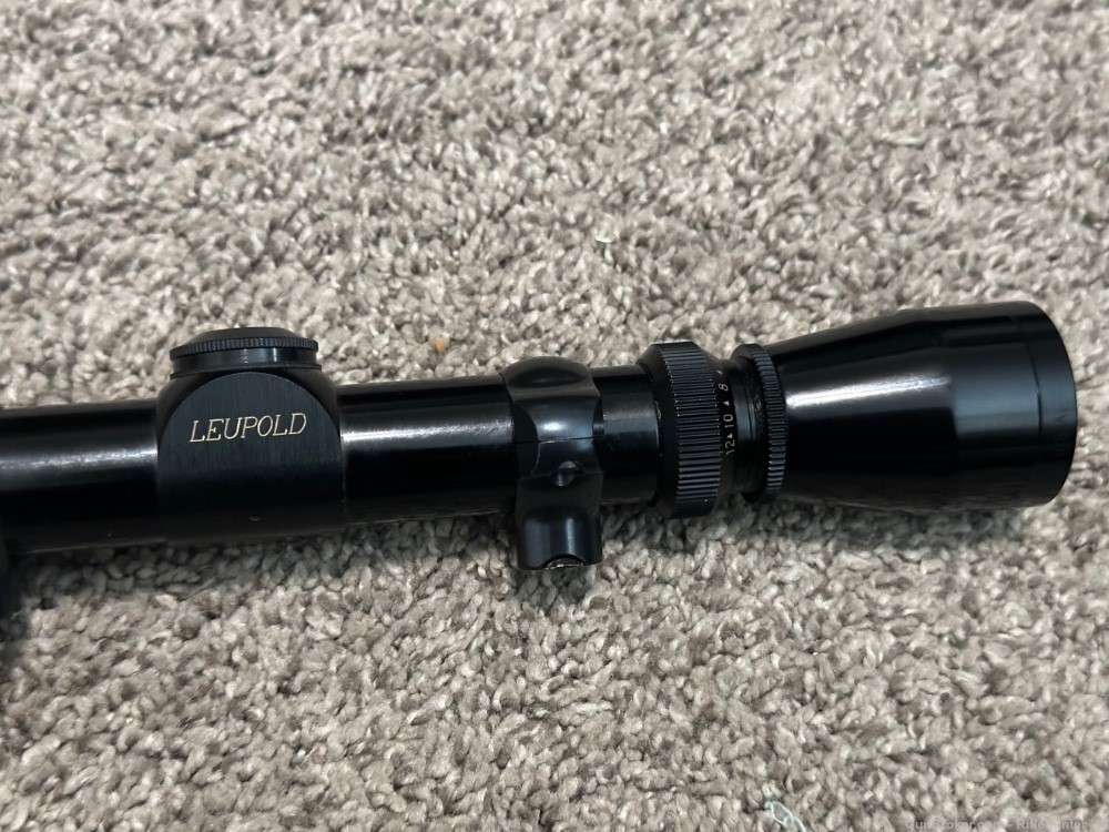 Leupold Vari-X II 4x12 vintage riflescope gloss 1” Tube duplex 4-12x40mm -img-1