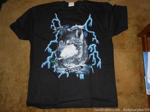 Only the Strong Survive T-Shirt - Size XL-img-0