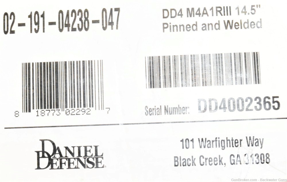 NEW DANIEL DEFENSE DD4 M4A1 RIII 5.56 AR15 STYLE RIFLE NO RESERVE!-img-8