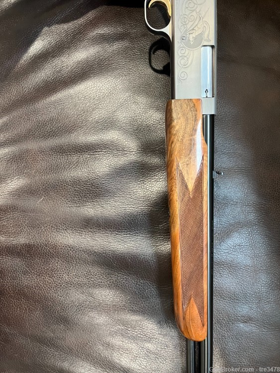 Browning BPR Pump .22 mag grade 2 rifle NIB new in box silver rare-img-2