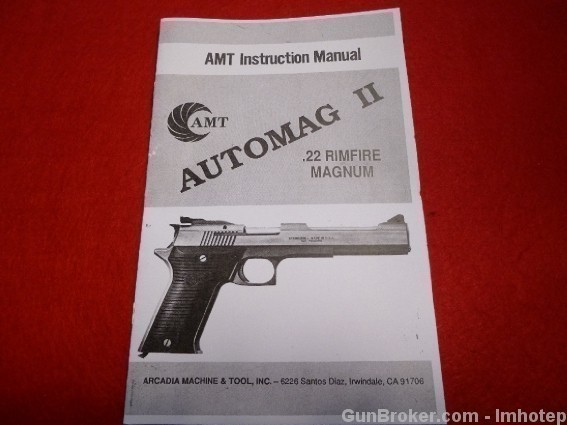 AMT Automag II Owner's Manual Bitcoin-img-0