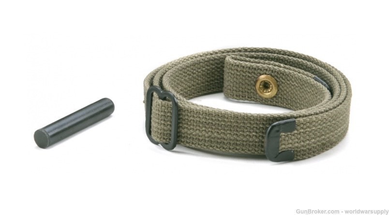 OD .30 M1 Carbine Sling and Oiler -img-0