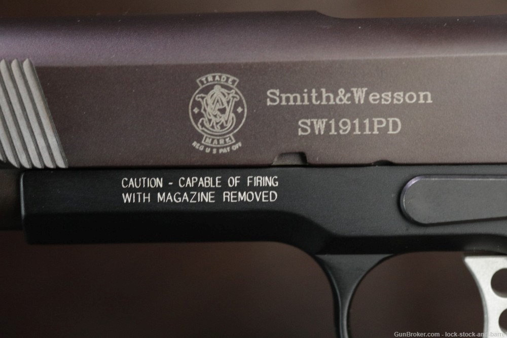 Smith & Wesson S&W Model SW1911PD 108286 .45 ACP 5" 1911 Pistol 2007-img-12