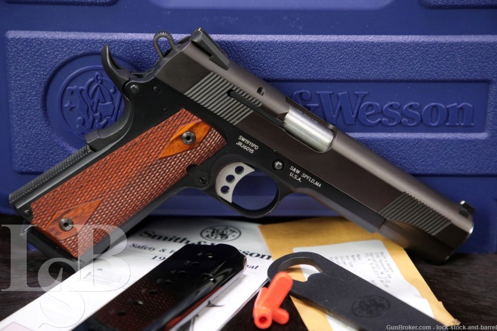 Smith & Wesson S&W Model SW1911PD 108286 .45 ACP 5" 1911 Pistol 2007-img-0