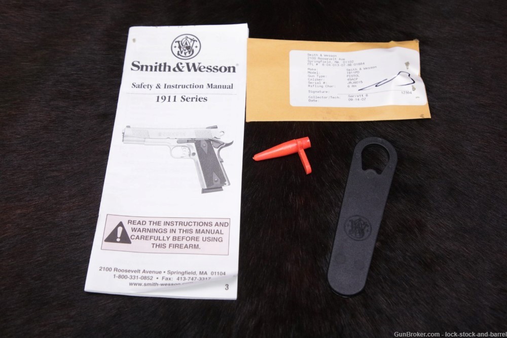 Smith & Wesson S&W Model SW1911PD 108286 .45 ACP 5" 1911 Pistol 2007-img-24
