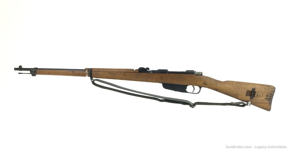 1942 Italian Carcano M41 Bolt Action Rifle 6.5x52 WWII Era FAT 43-img-0