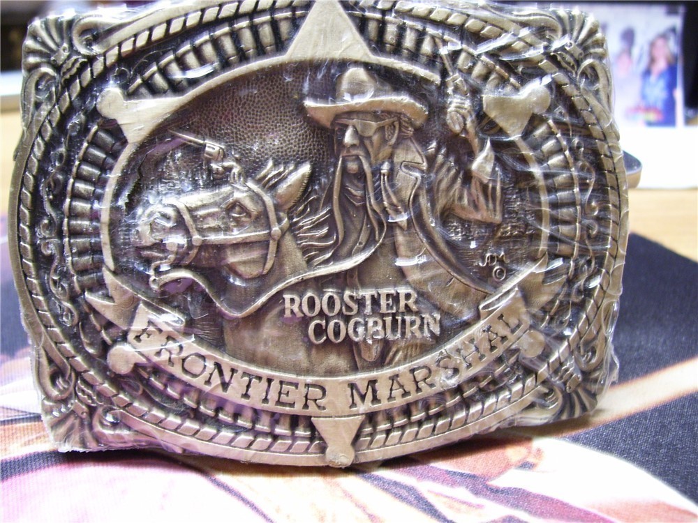 John Wayne Rooster Cogburn Belt Buckle-img-7