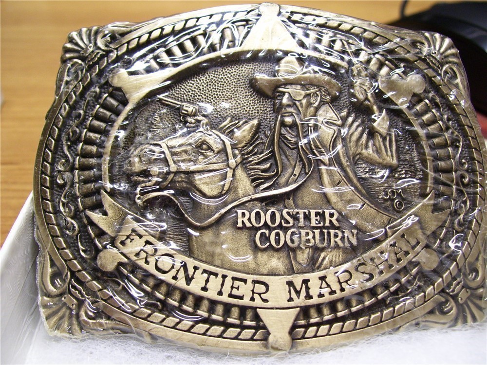 John Wayne Rooster Cogburn Belt Buckle-img-1