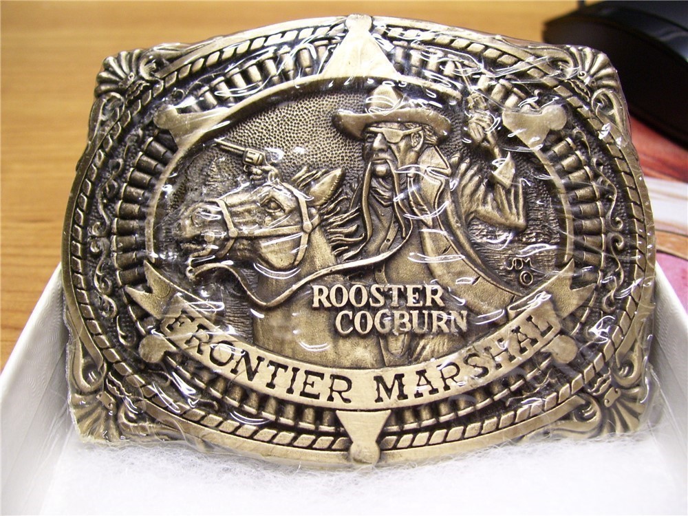 John Wayne Rooster Cogburn Belt Buckle-img-0
