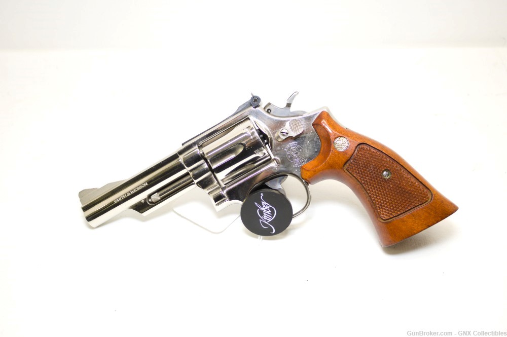 GREAT Smith and Wesson 19-5 4" .357 Mag Nickel - Exceptional!-img-1