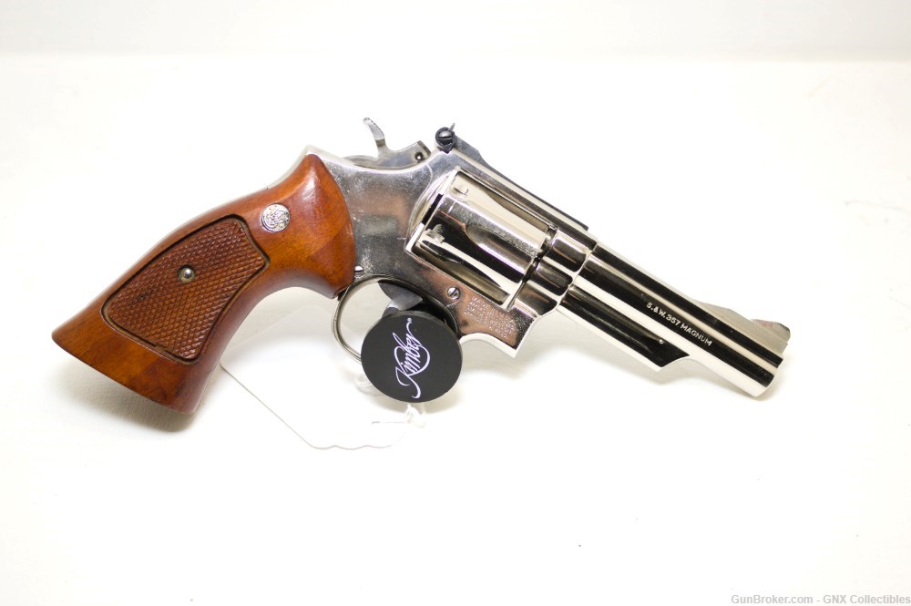 GREAT Smith and Wesson 19-5 4" .357 Mag Nickel - Exceptional!-img-0