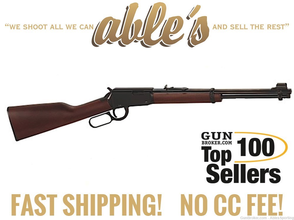 Henry Youth Rifle H001Y, 22 LR, 16 Inch, Walnut Stock, 12 Rounds, NIB-img-0