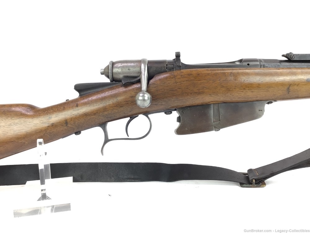 Italian Vetterli-Carcano Model 1870/87/15 Matching Stock With Bayonet -img-9
