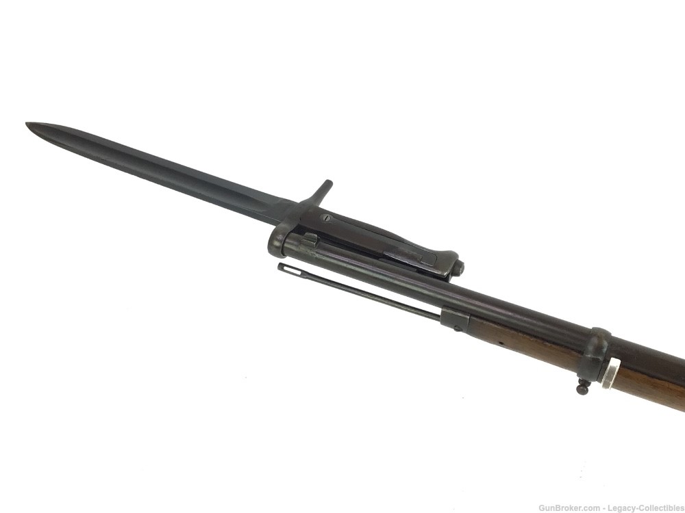 Italian Vetterli-Carcano Model 1870/87/15 Matching Stock With Bayonet -img-29
