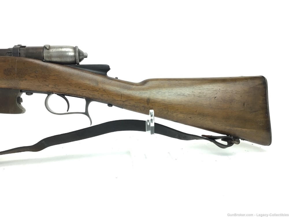 Italian Vetterli-Carcano Model 1870/87/15 Matching Stock With Bayonet -img-2