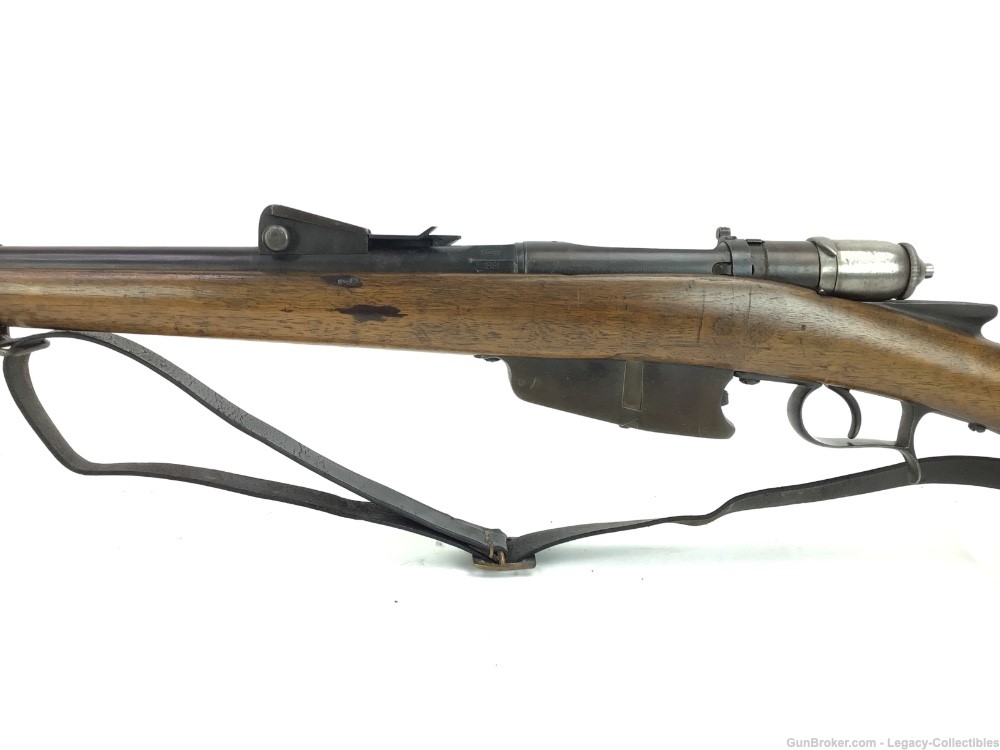 Italian Vetterli-Carcano Model 1870/87/15 Matching Stock With Bayonet -img-3