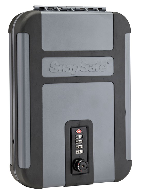 SnapSafe 75240 Lock Box XL Combination/Key Entry Black Steel 10 W x 7 H x 2-img-0
