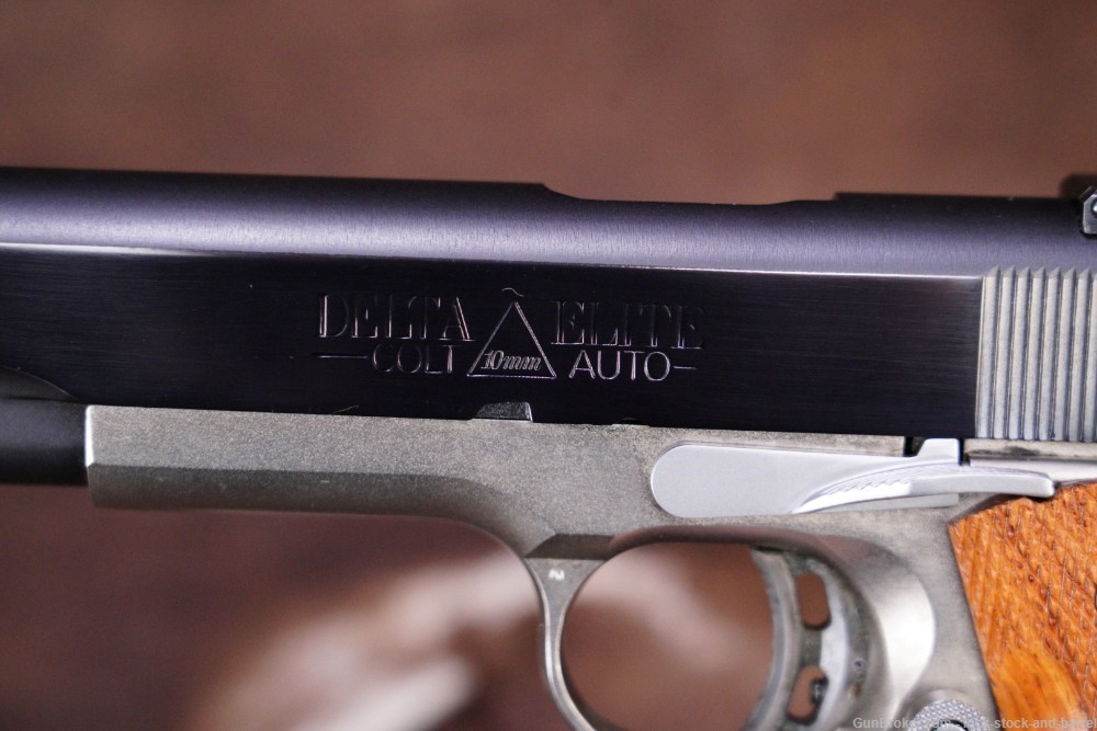 Custom Colt Delta Elite Government Model 1911 10mm Semi-Auto Pistol, 1988-img-12