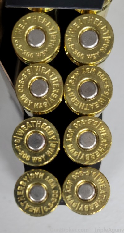 Weatherby Select Plus 6.5-300 Weatherby mag 130gr Scirocco lot of 40rds-img-2