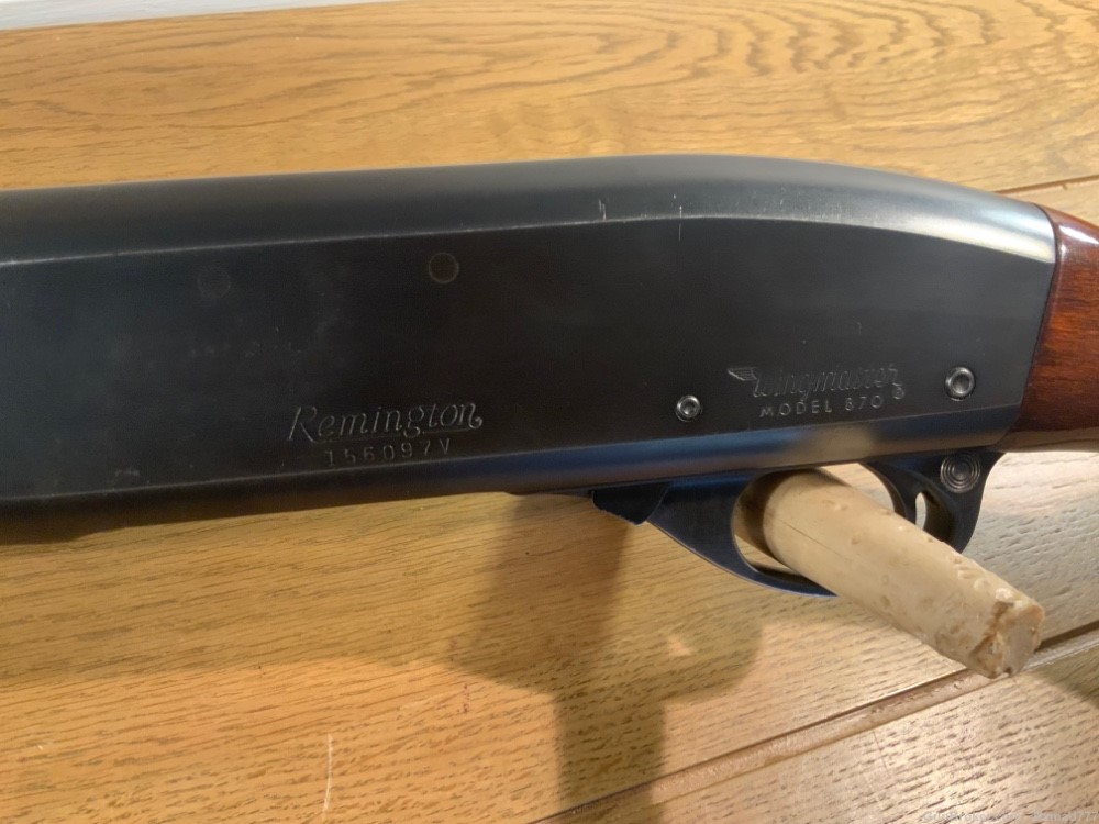 Vintage Early Remington Wingmaster 870 12 Gauge Pump Corncob-img-7