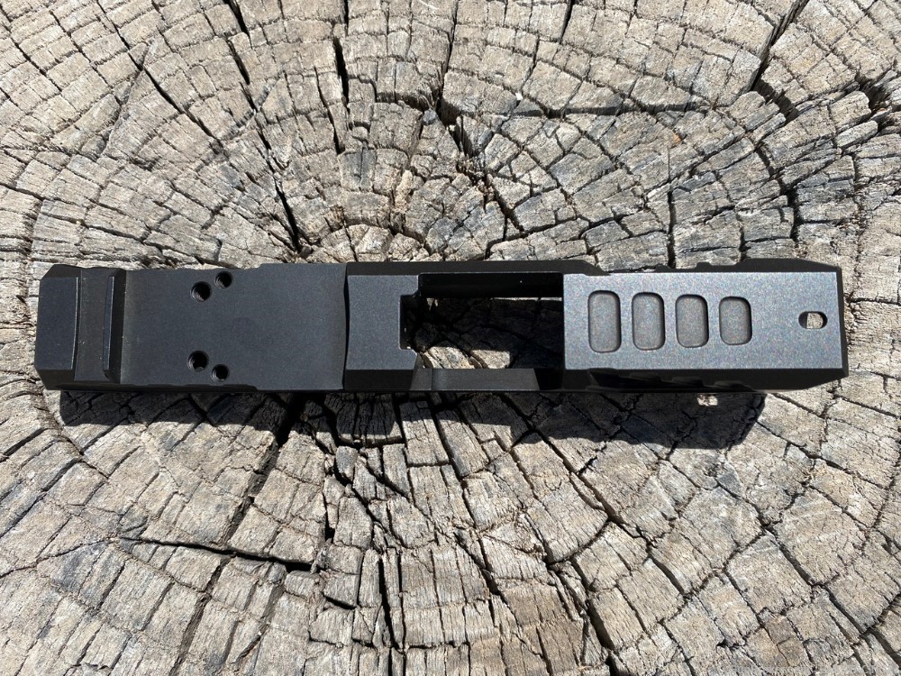 Grey Ghost Precision, Stripped Slide for Glock 26 Gen 4, Black -img-2