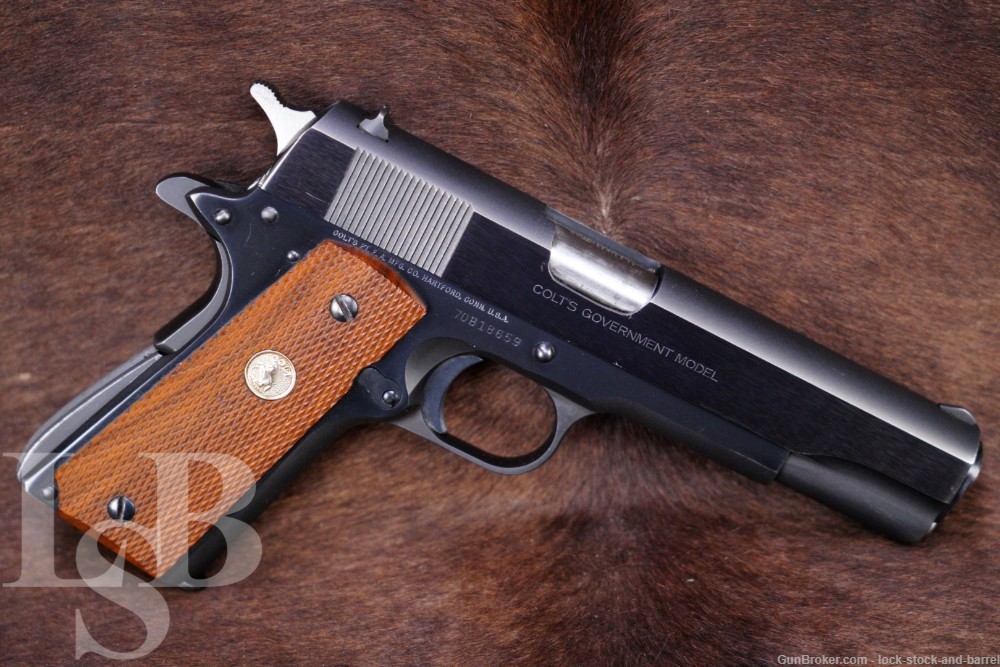 Colt MKIV Series '70 Government Model .45 ACP 5" 1911 Semi-Auto Pistol 1982-img-0