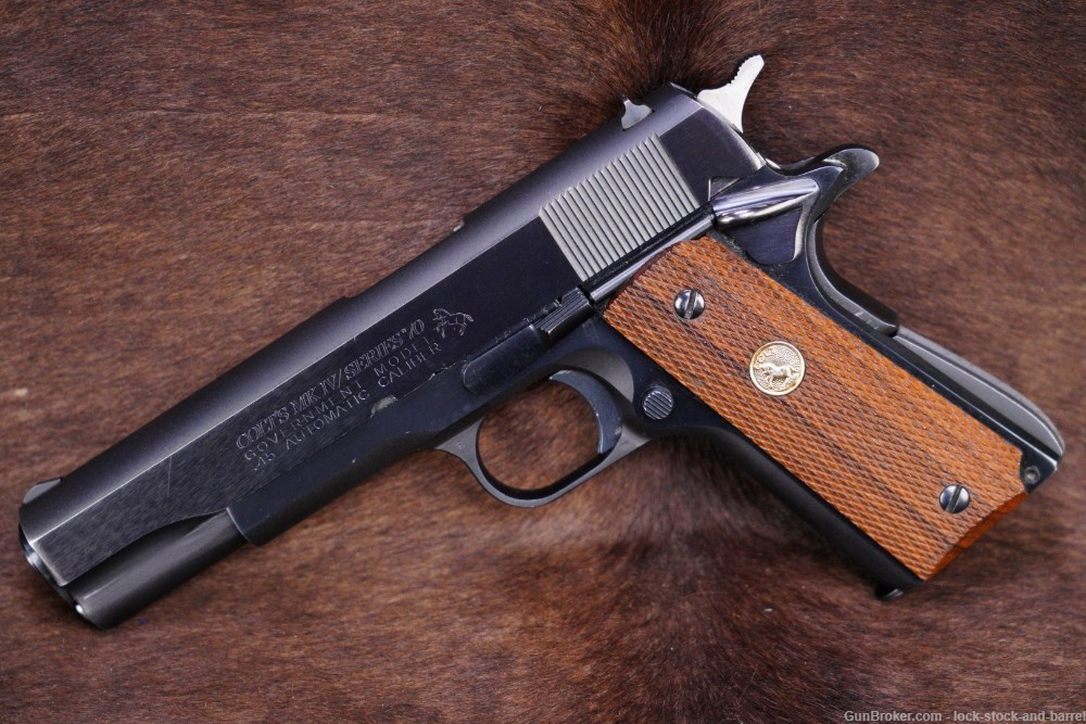 Colt MKIV Series '70 Government Model .45 ACP 5" 1911 Semi-Auto Pistol 1982-img-3