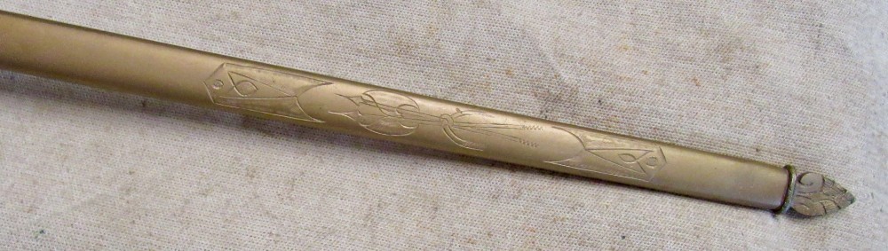 German Made Clauberg Fraternal Order Sword Brass 1880's-img-4