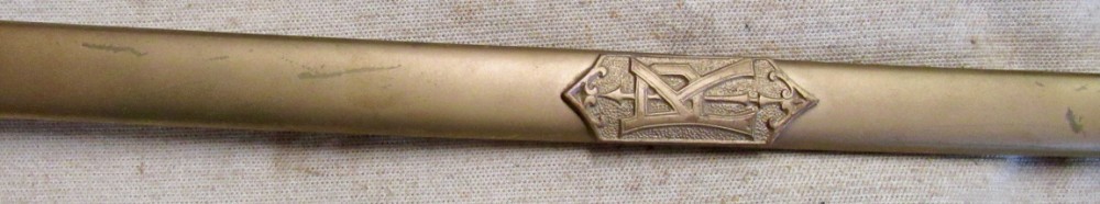 German Made Clauberg Fraternal Order Sword Brass 1880's-img-3