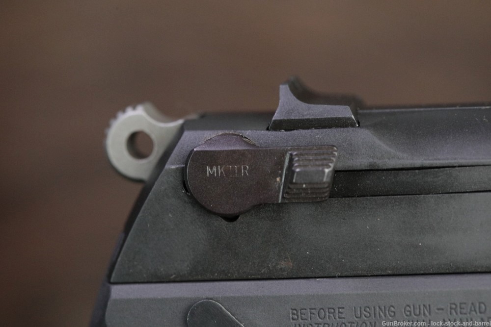 Ruger P85 Model 03002 9mm Luger 4.5” DA/SA Semi-Auto Pistol & Box, MFD 1989-img-13