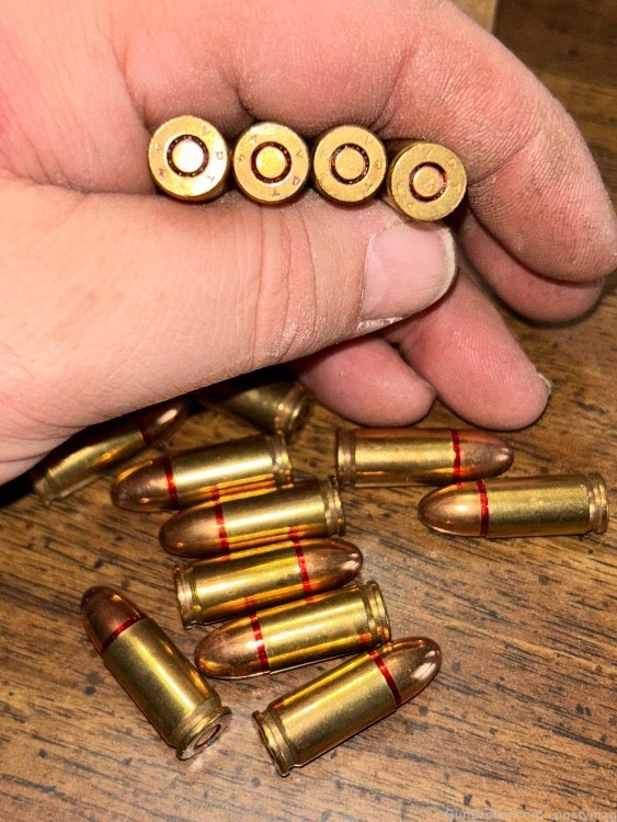 9mm 9x19 9mm Luger surplus mil spec pistol ammo (100rnds) M/39B MAGNETIC -img-1