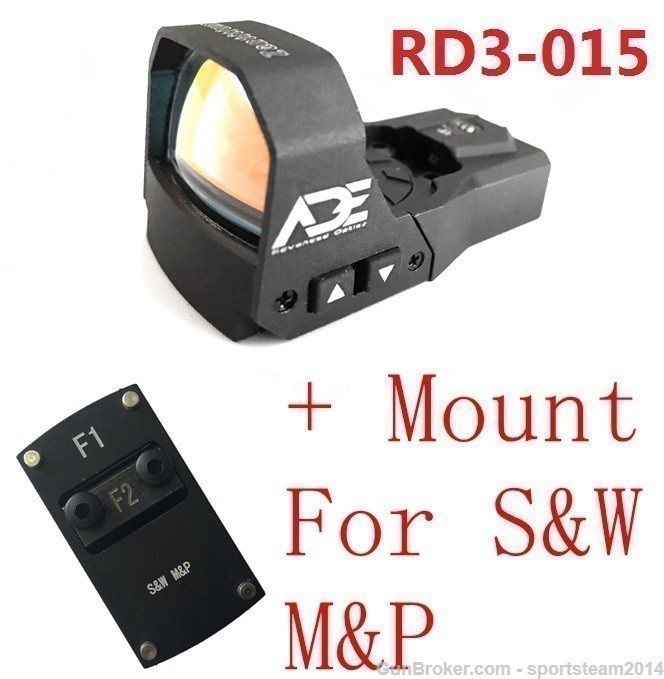 ADE RD3-015 RED Dot Sight + F1 for SW MP Smith Wesson M&P-img-0