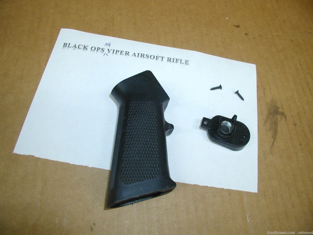Black Ops M4 Viper Airsoft Rifle Pistol Grip Plastic-img-1