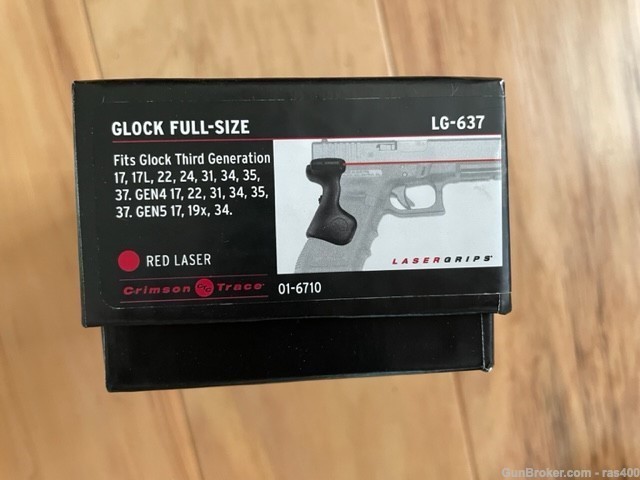 Crimson Trace LG-637 Lasergrips for GLOCK Full-Size pistols-img-0