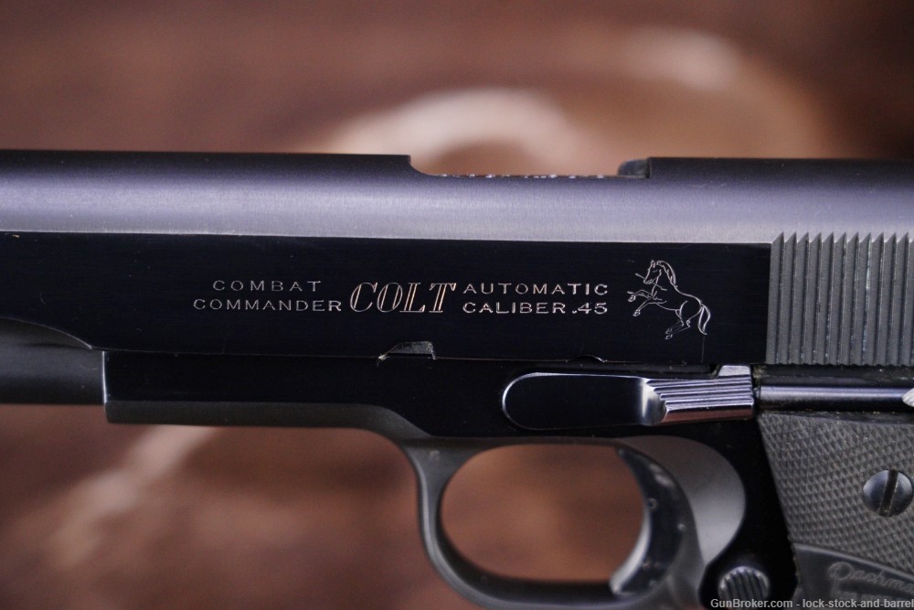 Custom Colt Combat Commander 4.25" 1911 .45 ACP Semi-Automatic Pistol, 1978-img-8