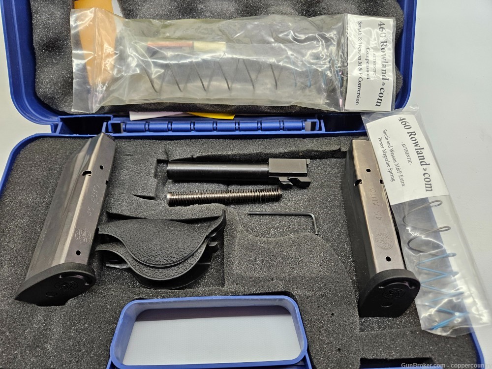 Smith & Wesson M&P45 with 460 Rowland conversation kit used box included  -img-6