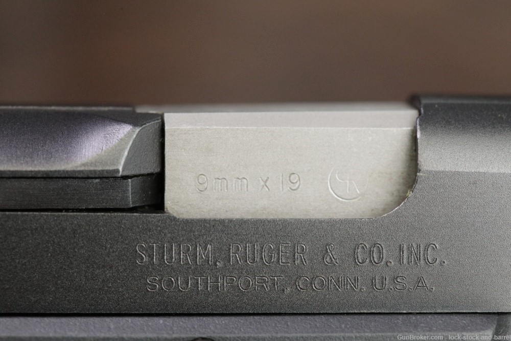 Ruger P85 T.C. Polis 9mm Luger 4.5” DA/SA Semi-Auto Pistol & Box, MFD 1992-img-12