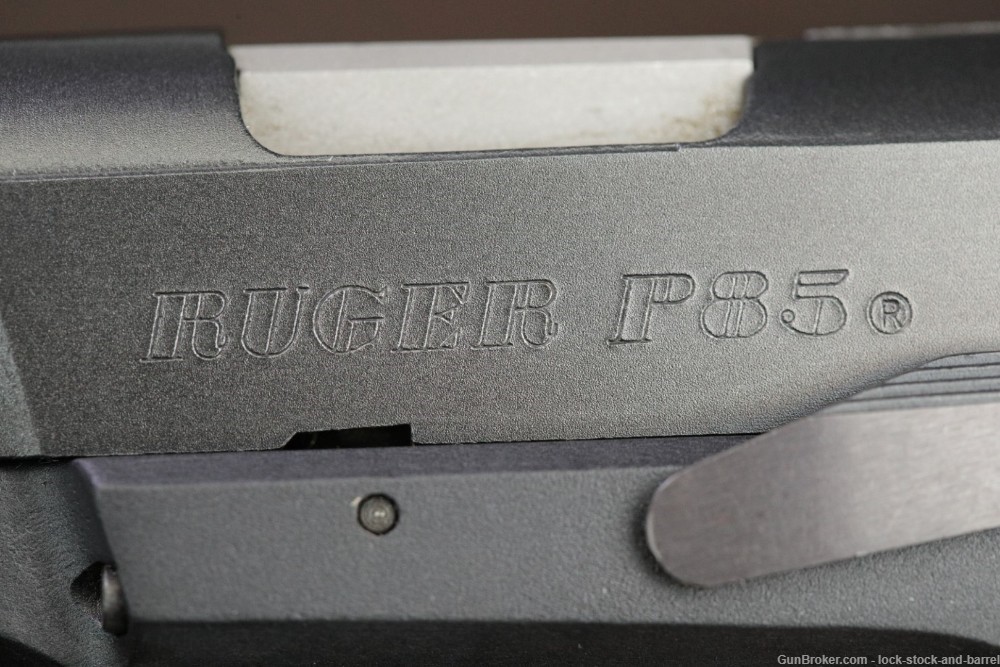 Ruger P85 T.C. Polis 9mm Luger 4.5” DA/SA Semi-Auto Pistol & Box, MFD 1992-img-15